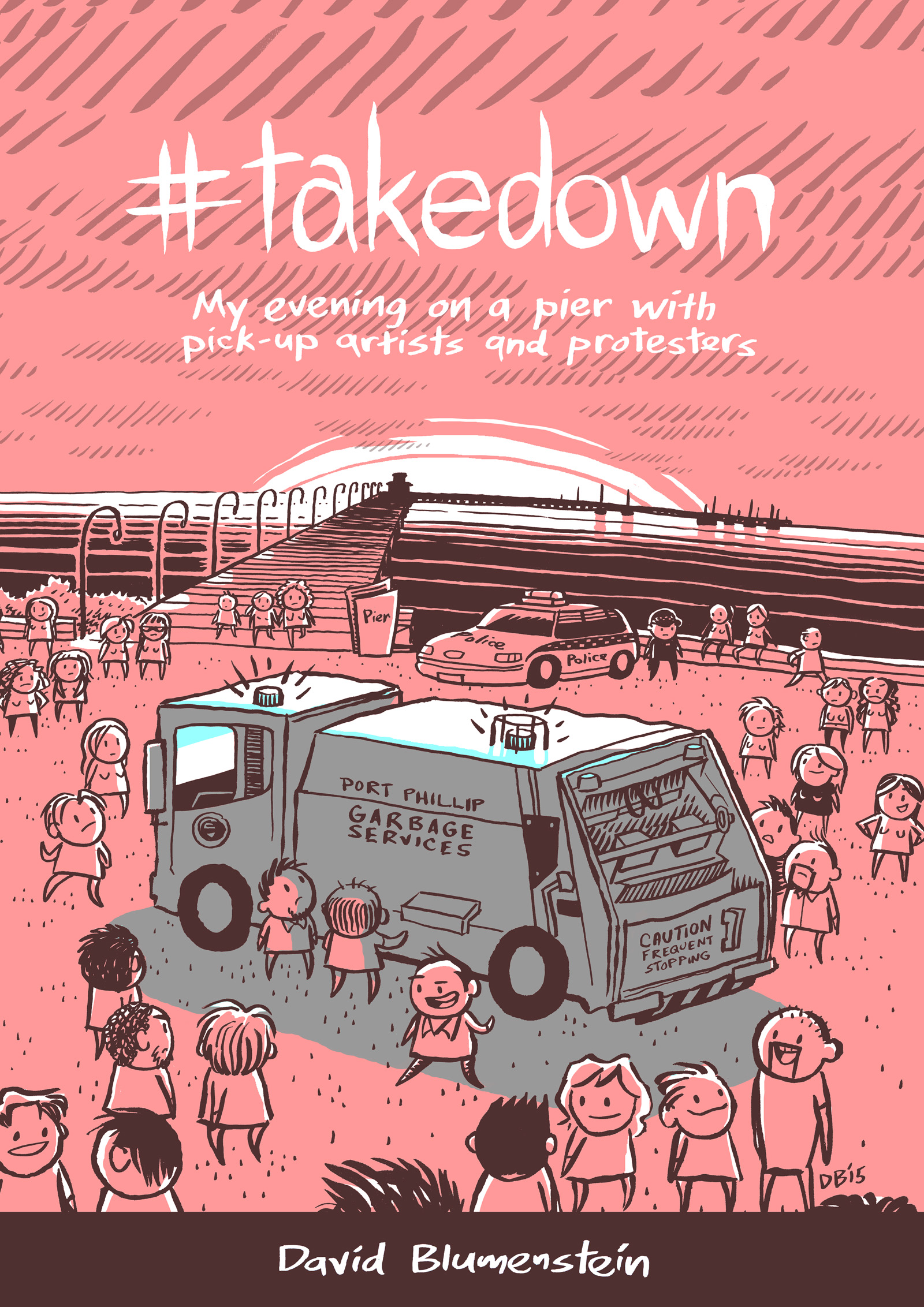 #takedown: My evening on a pier with pick-up artists and protesters